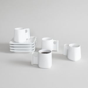 " SERVICE DE 4 TASSES EXPRESSO BERTOUX " 